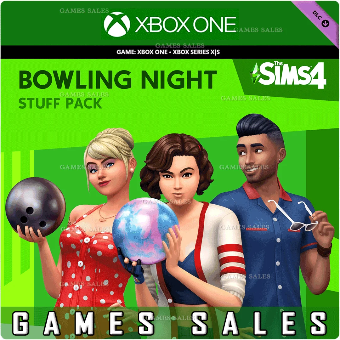 THE SIMS 4 ВЕЧЕР БОУЛИНГА КАТАЛОГ DLCXBOXКЛЮЧ