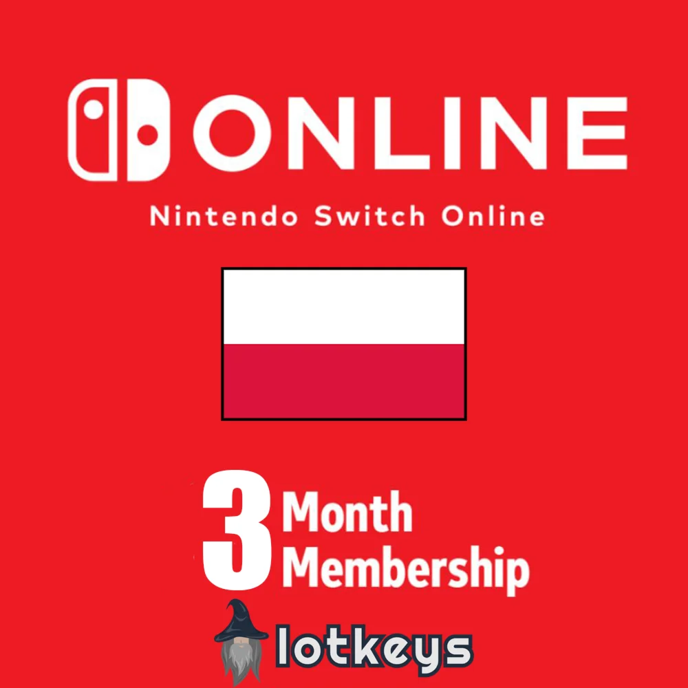 Nintendo Switch Online 3 месяцев Польша