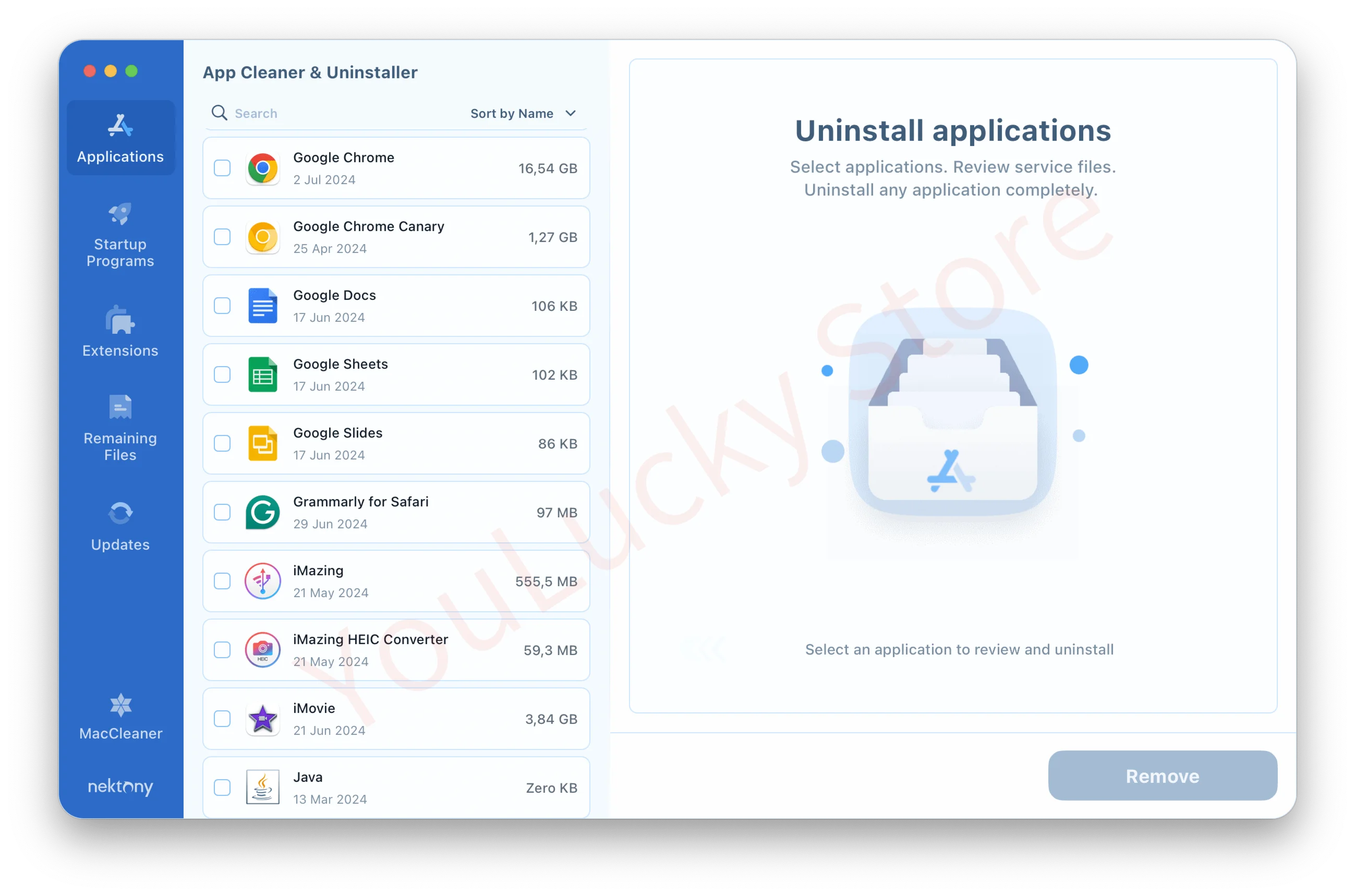 App Cleaner &amp UninstallerClean appApp cleaner mac