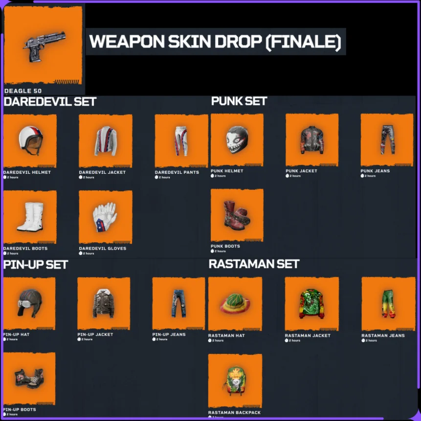 SCUM10 18 items-4SET Twitch Drop
