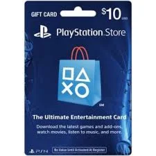 PLAYSTATION NETWORK CARD PSN 10 US ONLY USA ACC
