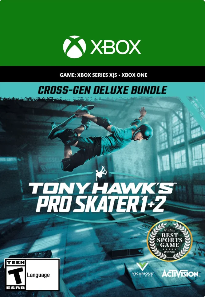 TONY HAWKS PRO SKATER 1+2 CROSS-GEN DELUXEXBOX КЛЮЧ