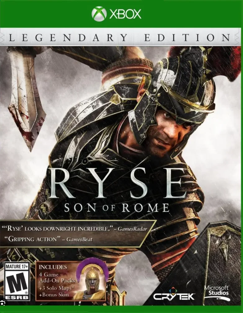 RYSE: LEGENDARY EDITION XBOX ONE SERIES XS КЛЮЧ