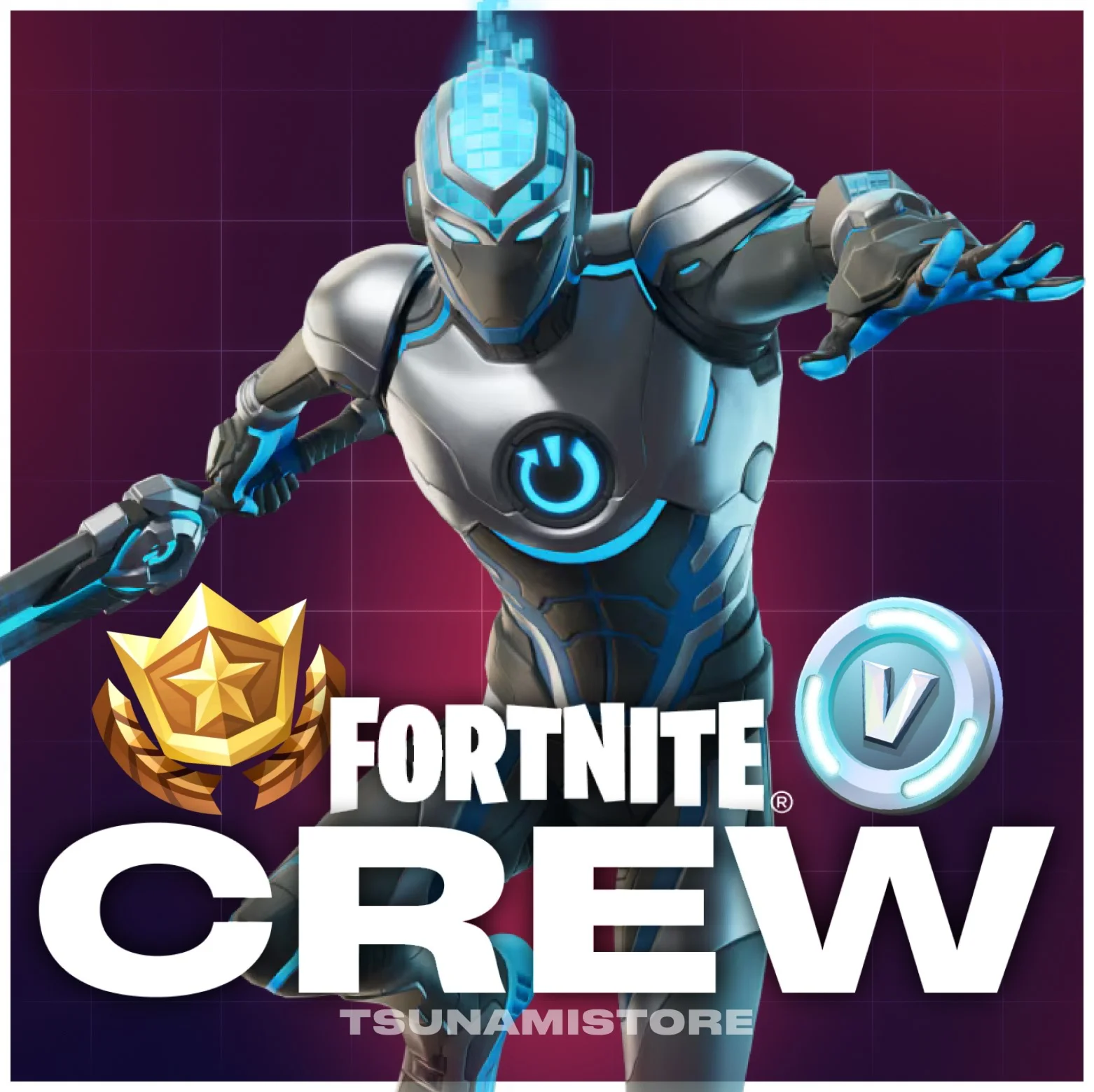 FORTNITE CREW / ОТРЯДВСЕ БП + 1000 V-BUCKS 1 МЕСЯЦ