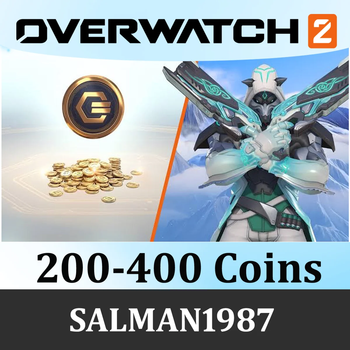 Overwatch 2 200-1500 Подарочные карты Глобальный