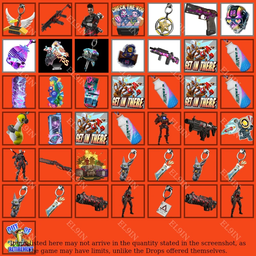 Apex LegendsТвич Дропс45 предметов +