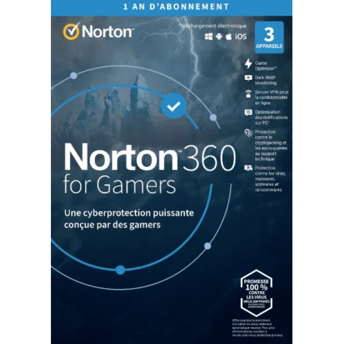 Norton 360 for Gamers 3 devices / до 09 октября 2025