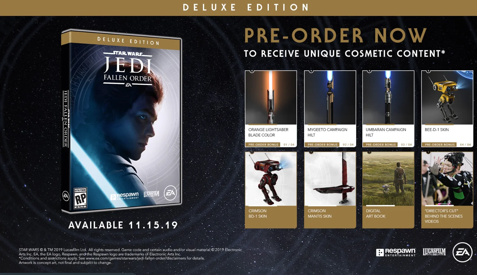 Jedi: Fallen Order Deluxe PS4/PS5/RU Аренда 7 суток