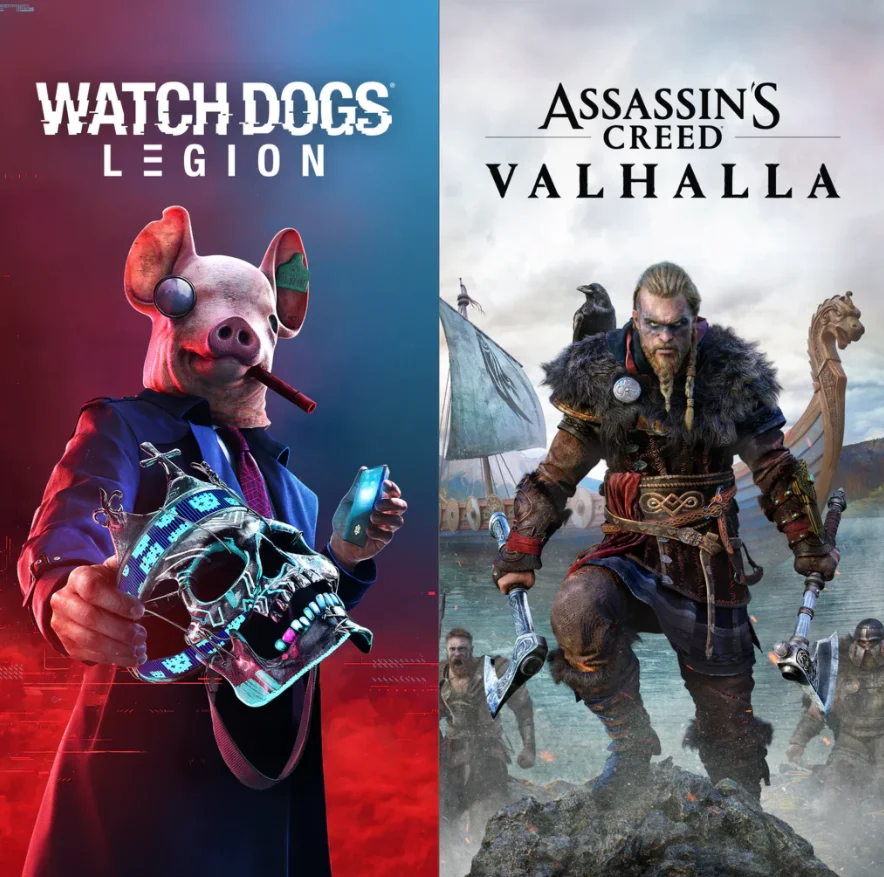 ASSASSINS CREED VALHALLA+WATCH DOGS: LEGION XBOX КЛЮЧ