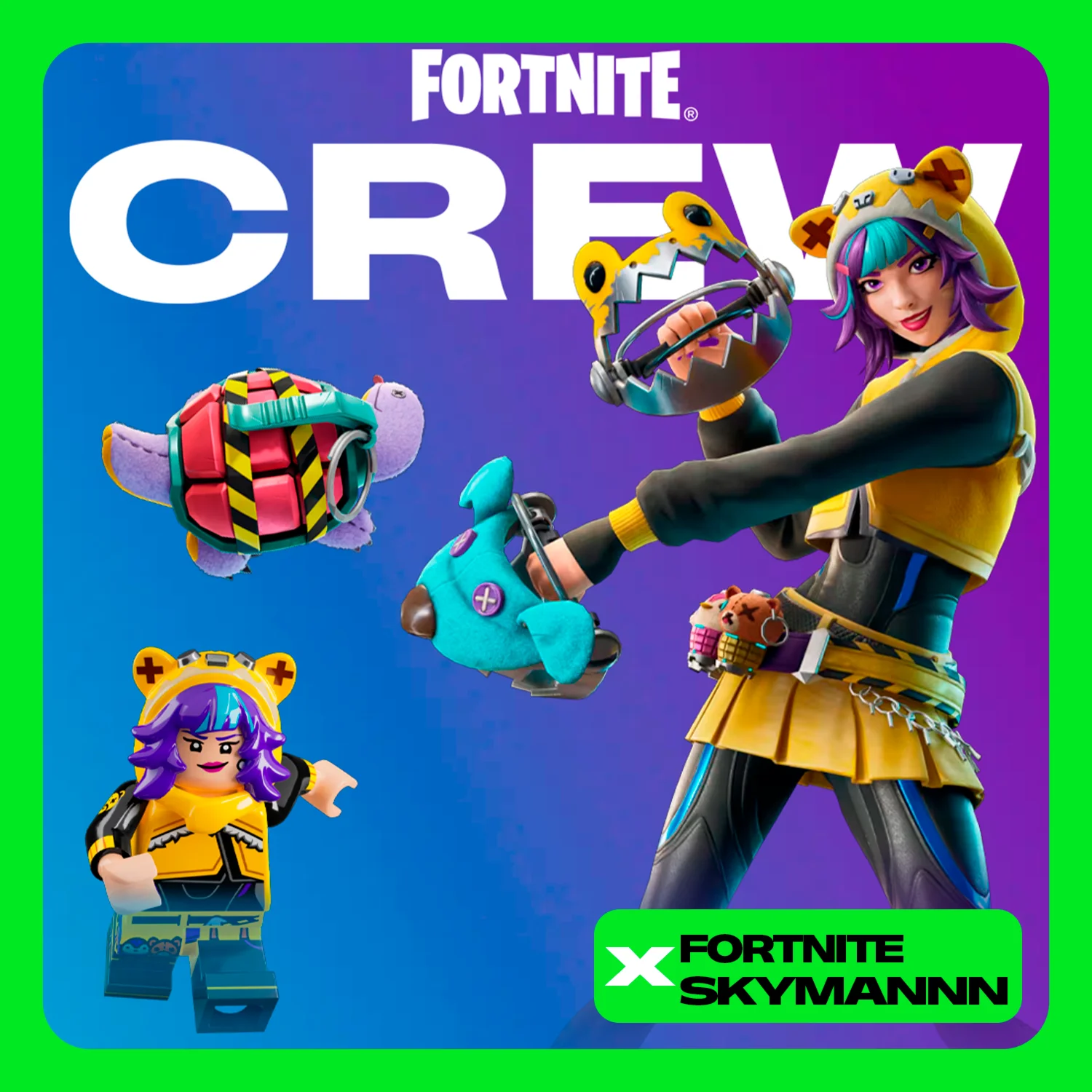 FORTNITE Crew Battle Pass + 1000 V-Bucks - 1 месяц