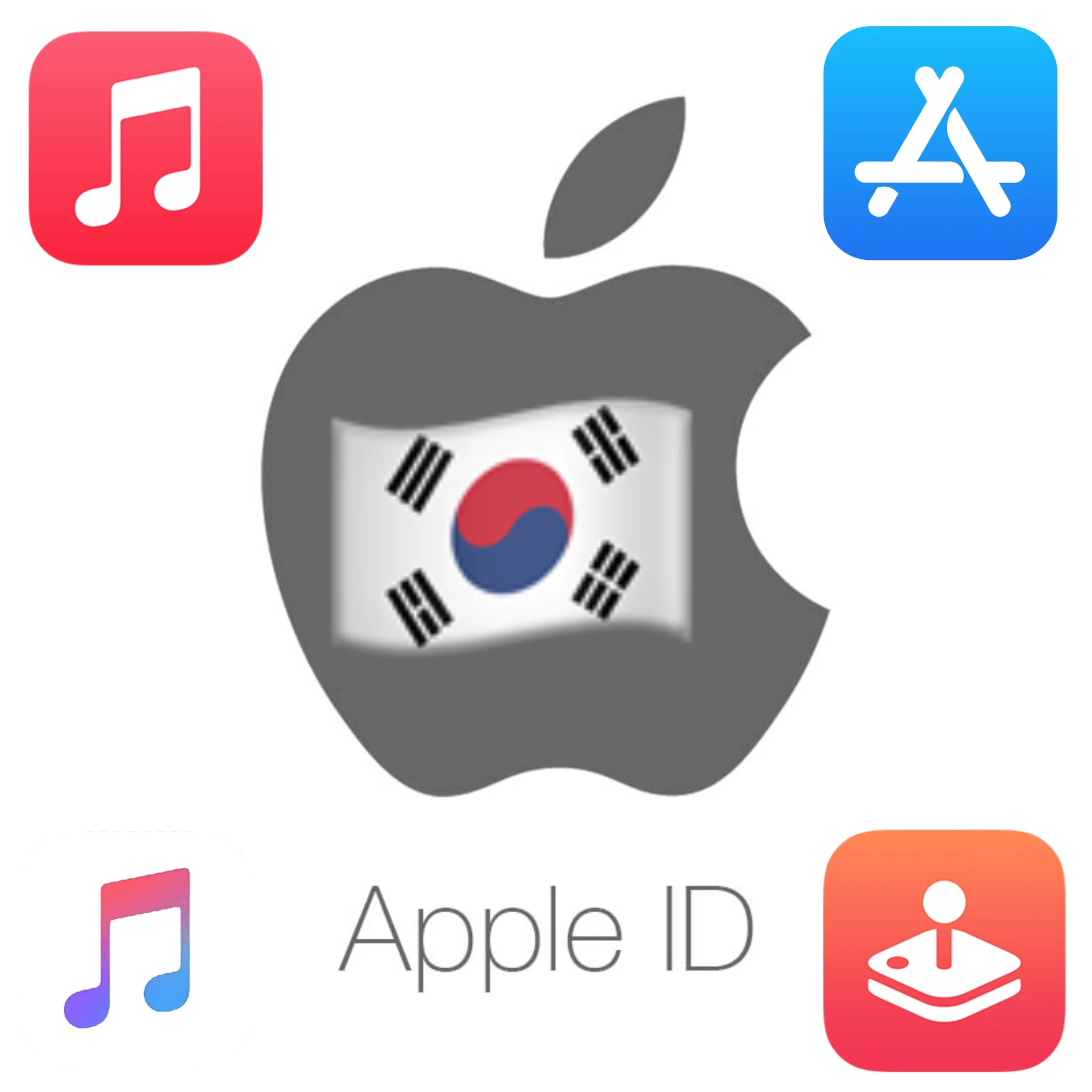 APPLE ID КОРЕЯ НАВСЕГДА ВАШ iPhone ios AppStore