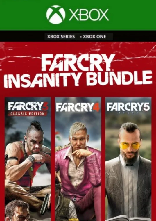 FAR CRY INSANITY BUNDLE 3+4+5XBOX КЛЮЧ