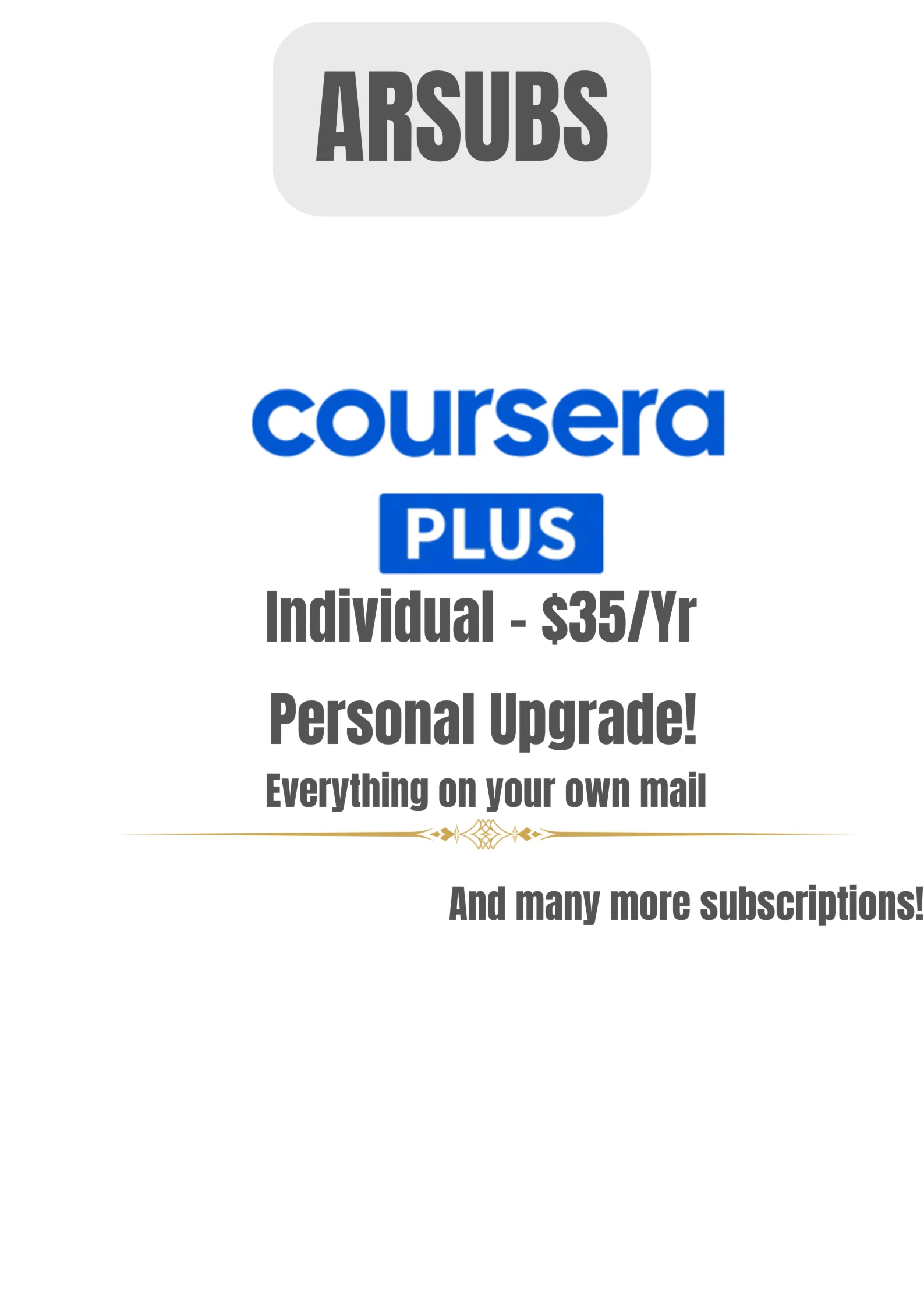 Coursera на собственной электронной почте на 12 м