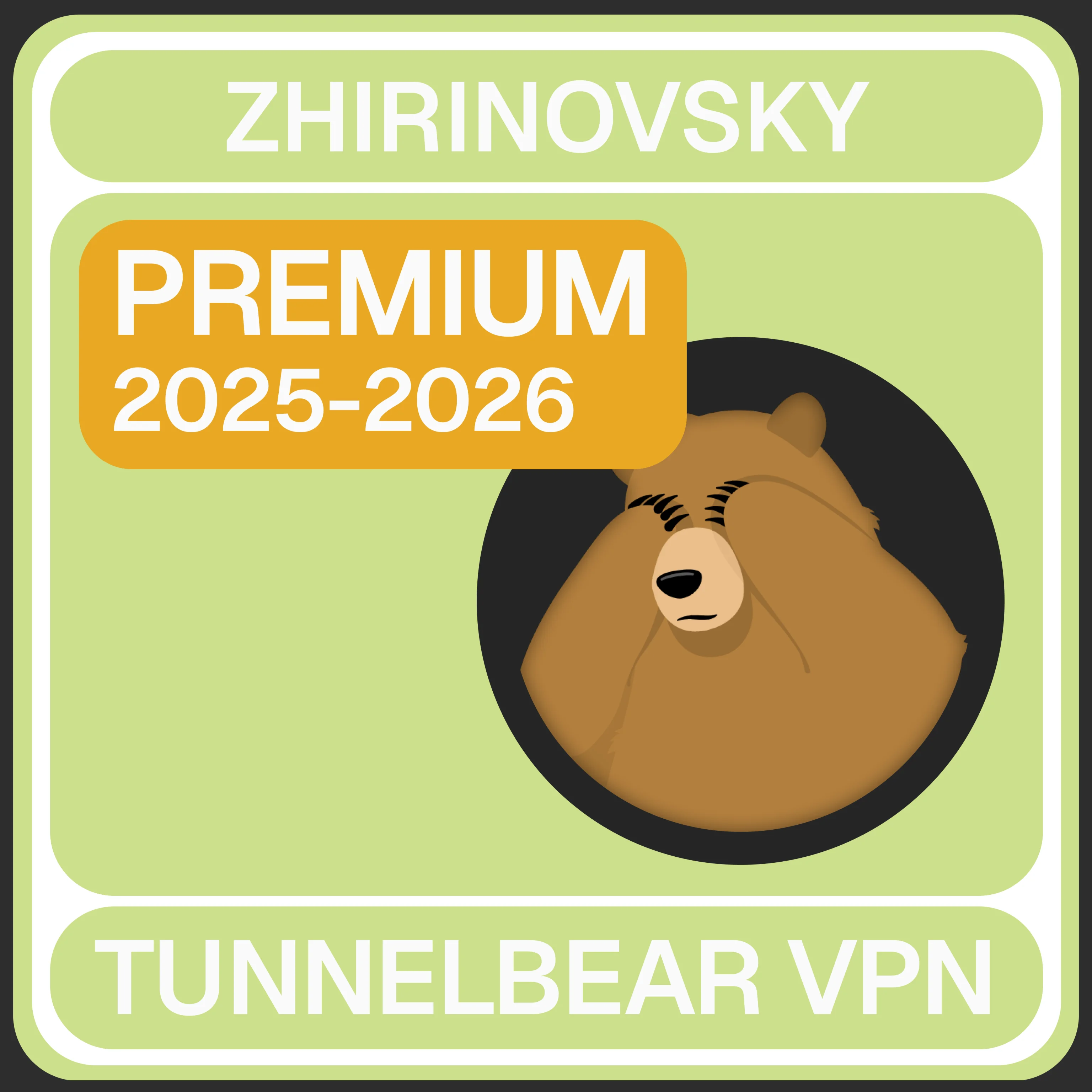 TUNNELBEAR VPN PREMIUM