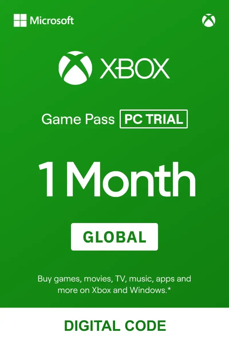 Пробная версия Xbox Game Pass для ПК на 1 месяц глобал