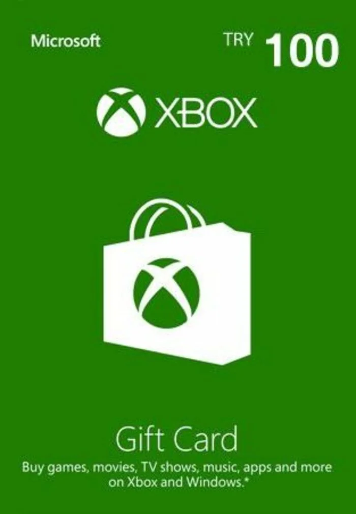 Xbox Live 100 TL Gift Card Turkey