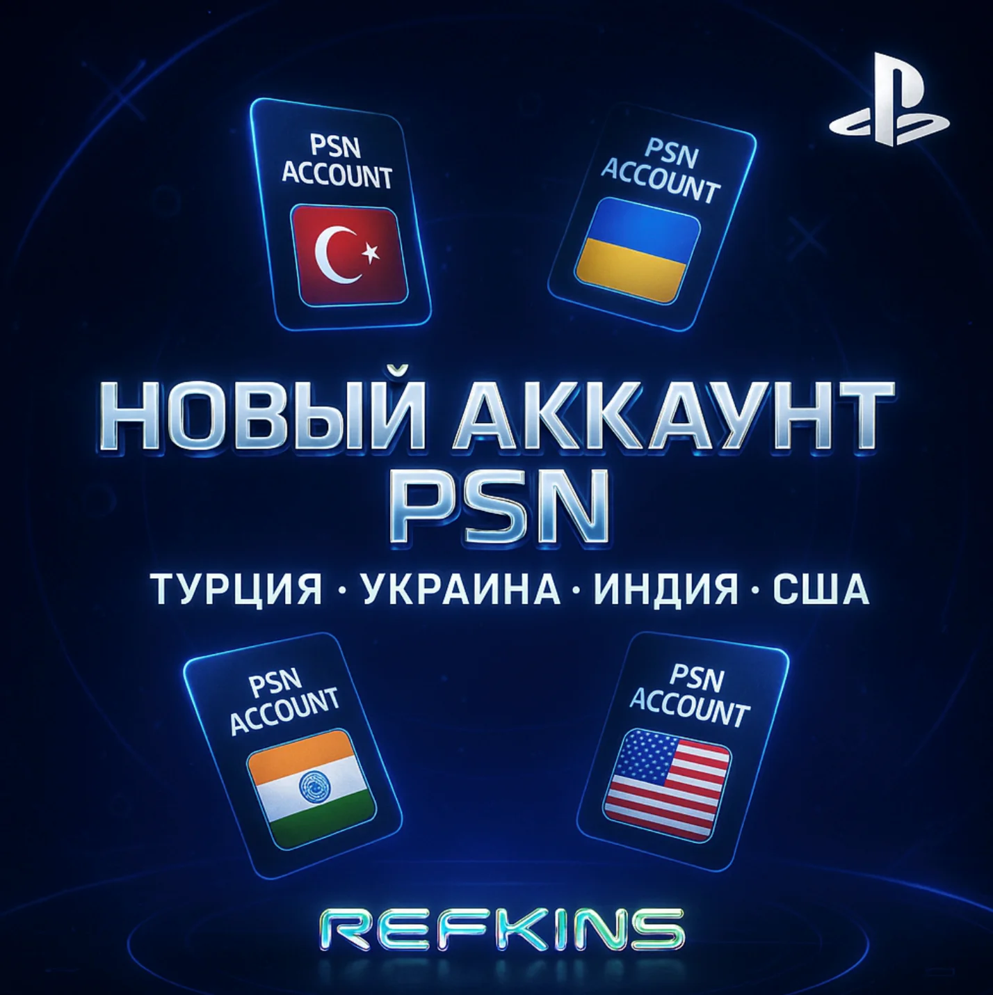 НОВЫЙ АККАУНТ PSN ТУРЦИЯ УКРАИНА ИНДИЯ США ТУРЕЦКИЙ