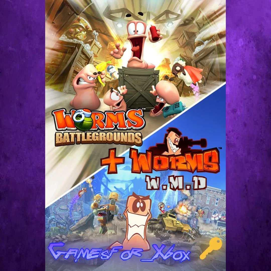 Worms Battlegrounds + Worms WMD XBOX Ключ
