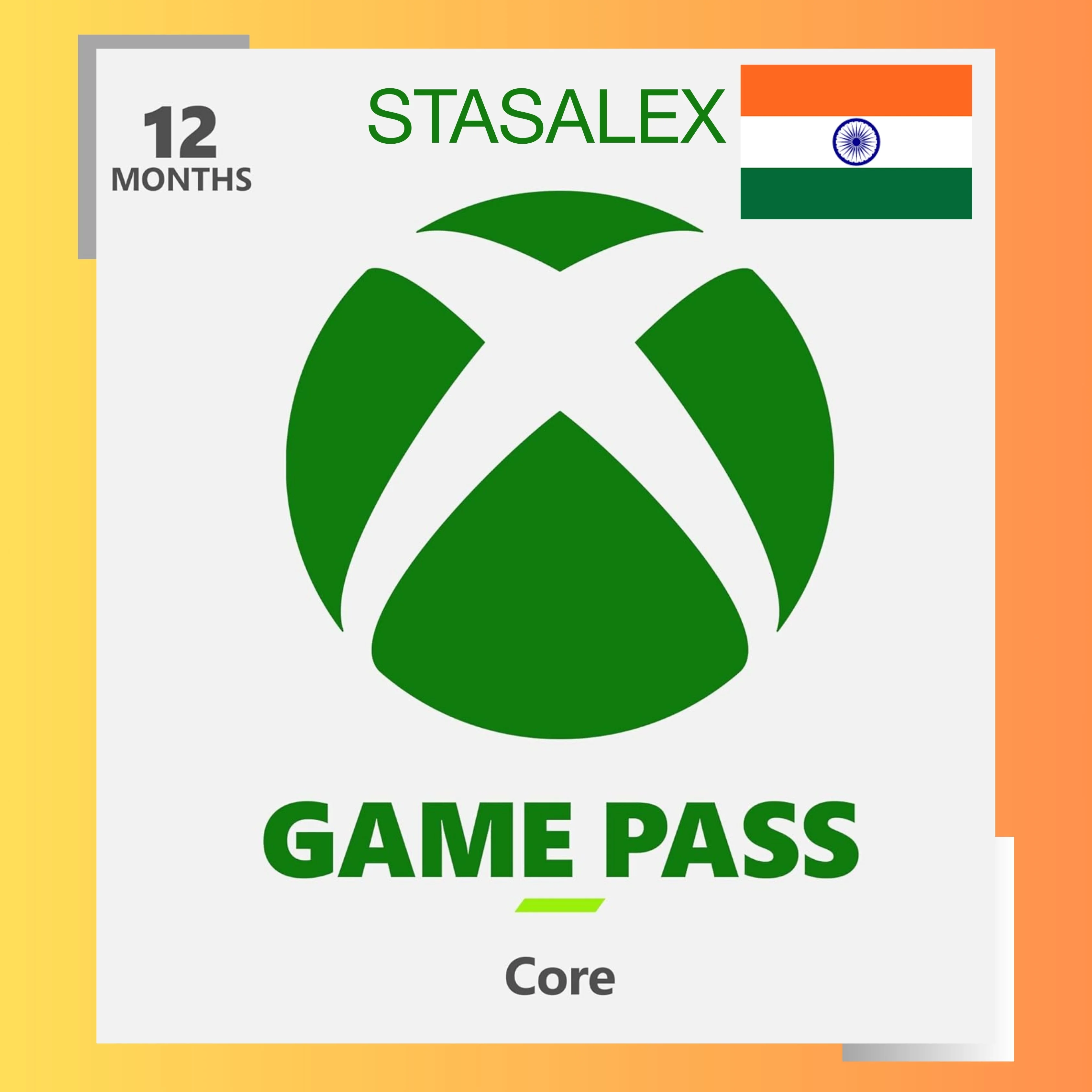 XBOX GAME PASS CORE 12 МЕСЯЦЕВКЛЮЧ ИНДИЯ