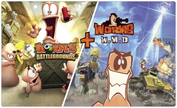 Worms Battlegrounds +WMD PS4/PS5/RU Аренда