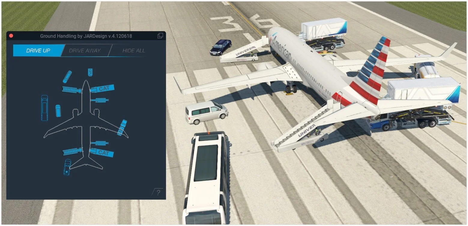 JARDesign Ground Handling Deluxe для X-Plane 11/12