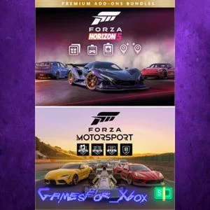 Forza Motorsport and Forza Horizon 5 Premium Add XBOX