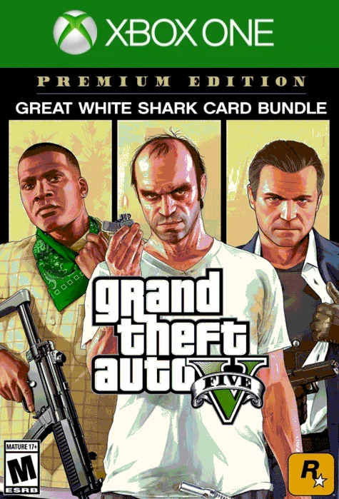 GTA V: Premium + Great White Shark Card XBOX КЛЮЧ
