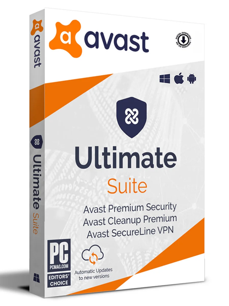 Avast Ultimate 2 года/1 ПК