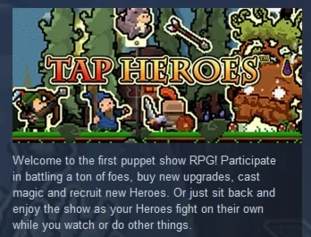 Tap Heroes STEAM KEY REGION FREE GLOBAL