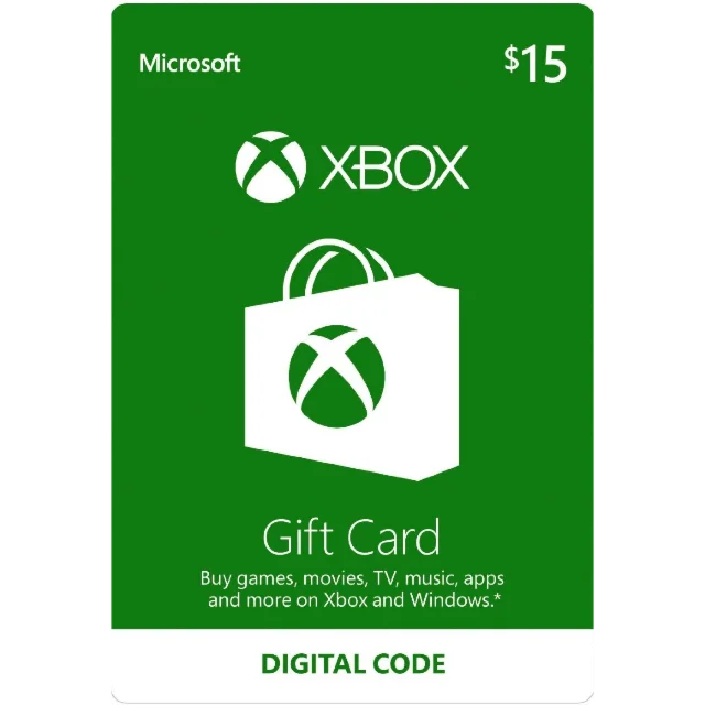 Xbox Gift Card 15 USA - без комиссии