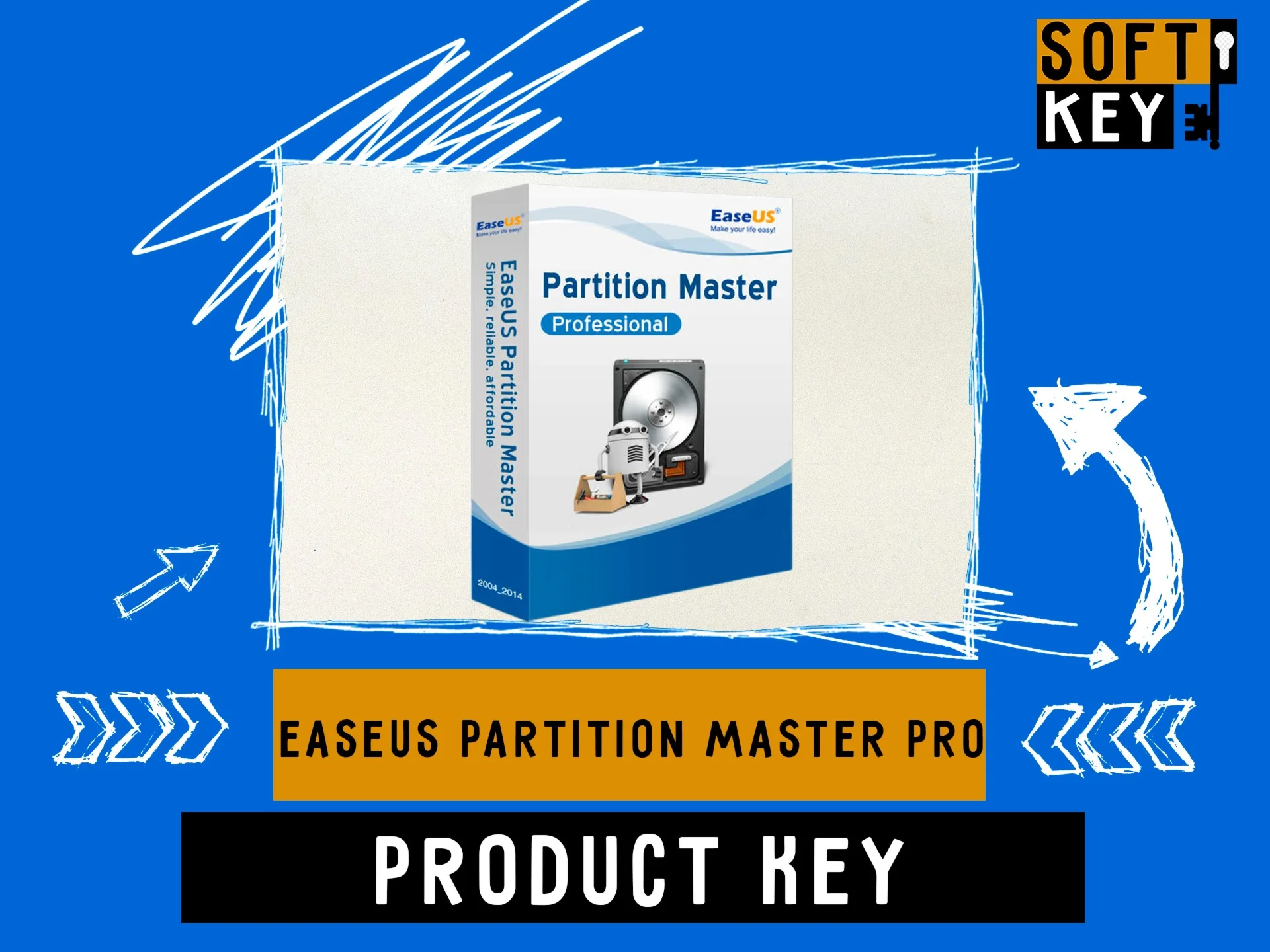 EaseUS Partition Master Pro - бессрочный ключ