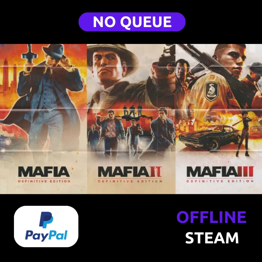 MAFIA TRILOGY Definitive 1 2 3 All DLC STEAM PAYPAL