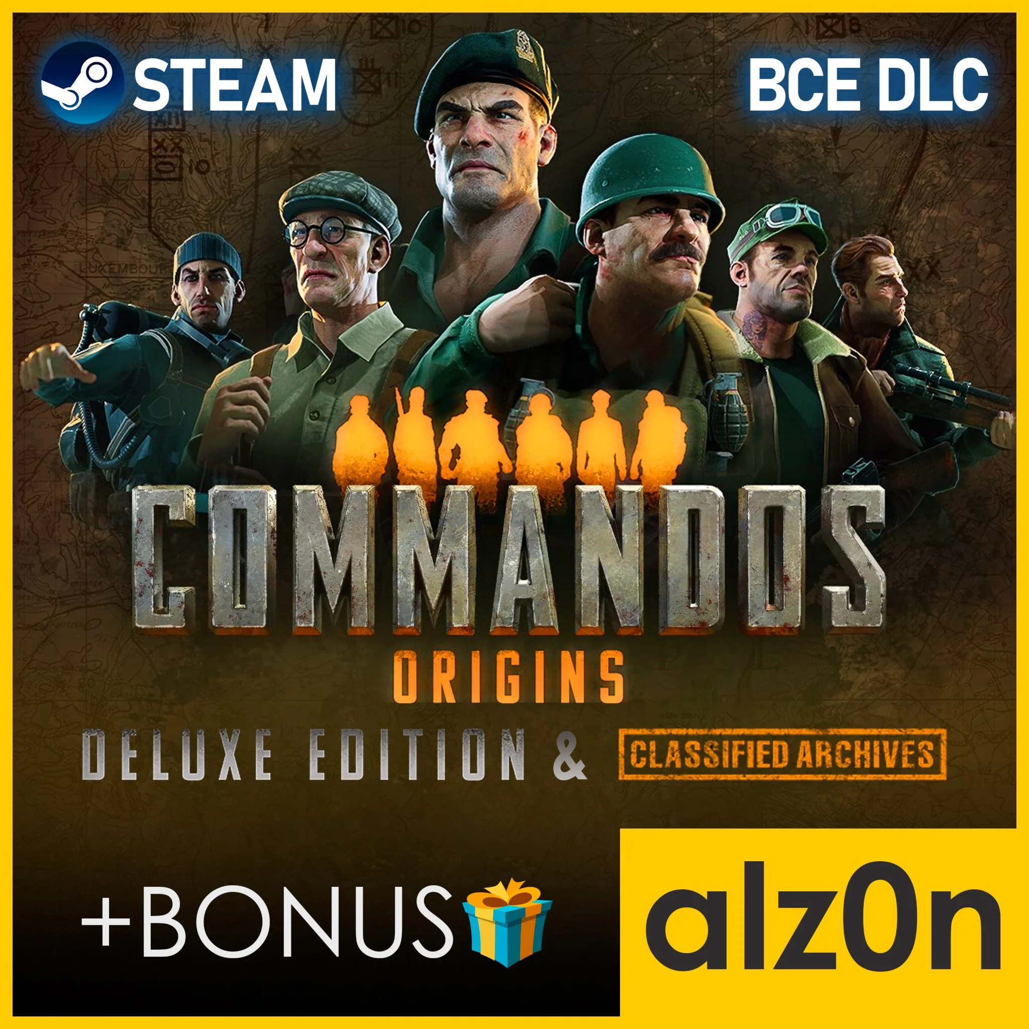 Commandos: Origins - Deluxe Ed &amp CA + ПОДАРОКSTEAM