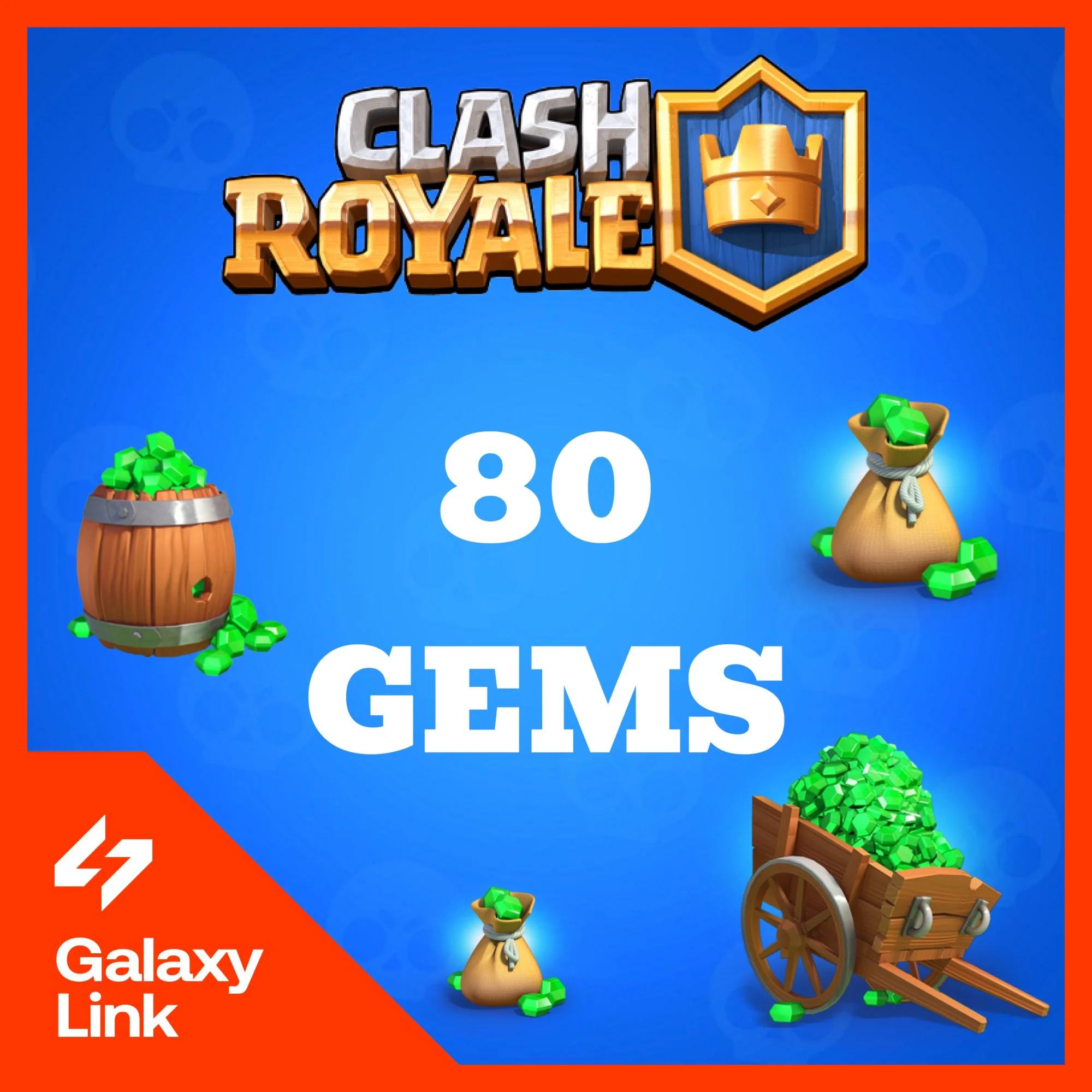 Clash Royale - 80 ГЕМОВ - ПО Supercell ID