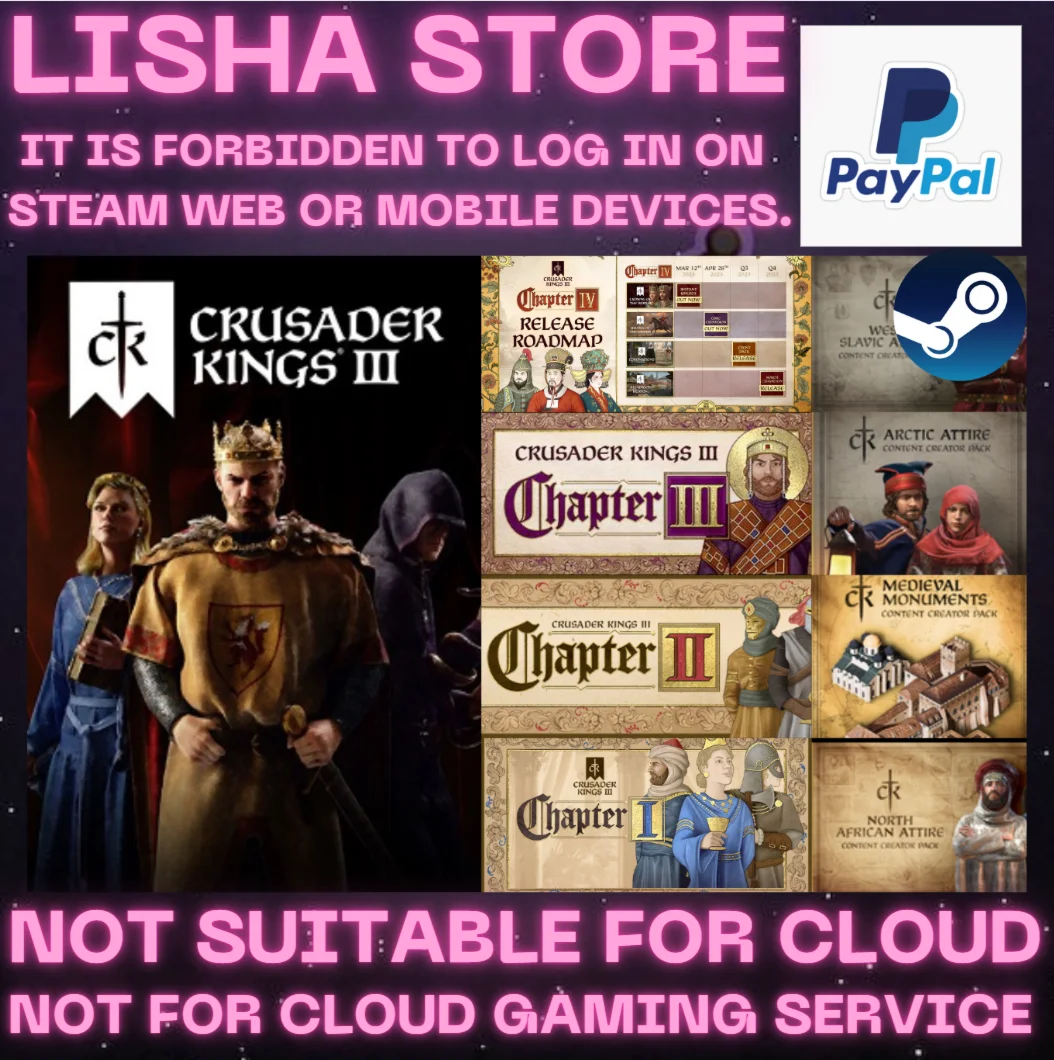 Crusader Kings 3 III Full DLC Стим Оффлайн на 90 дней