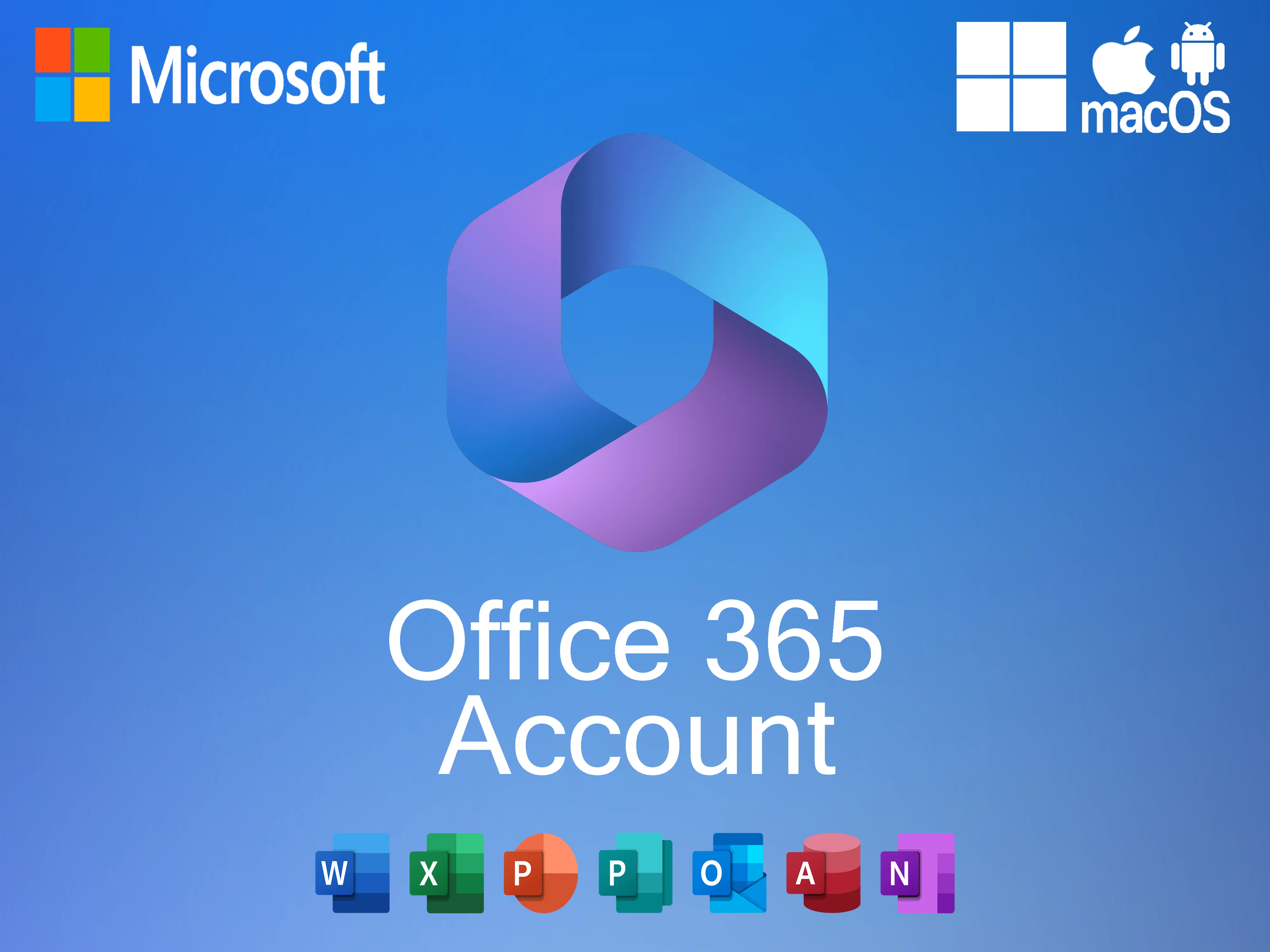 Офис 365 А3 На 12 месяцев Win/Mac/iOS/Android