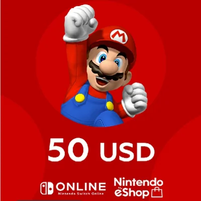 NINTENDO ESHOP CARD 50 USD USA