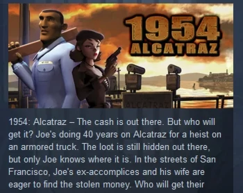 1954 Alcatraz STEAM KEY REGION FREE GLOBAL