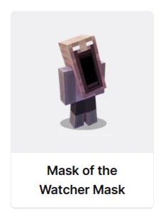 MINECRAFTMask of the Watcher MaskСКИНКОДПРЕДМЕТ +