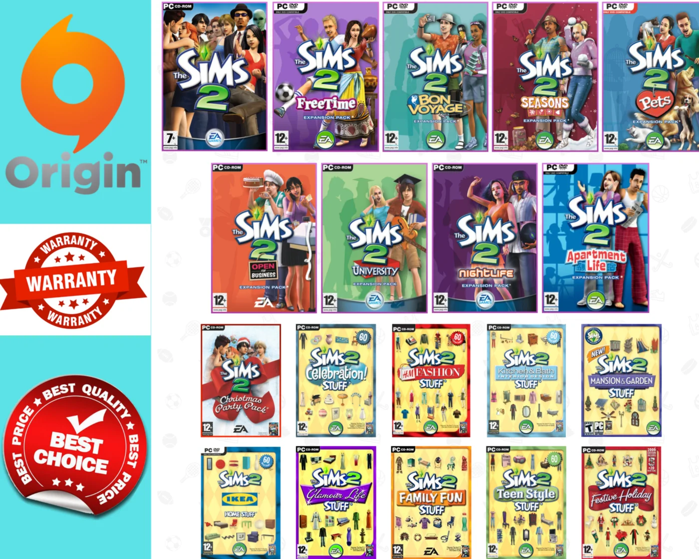 The Sims 2 Полная Коллекция EA App + Почта