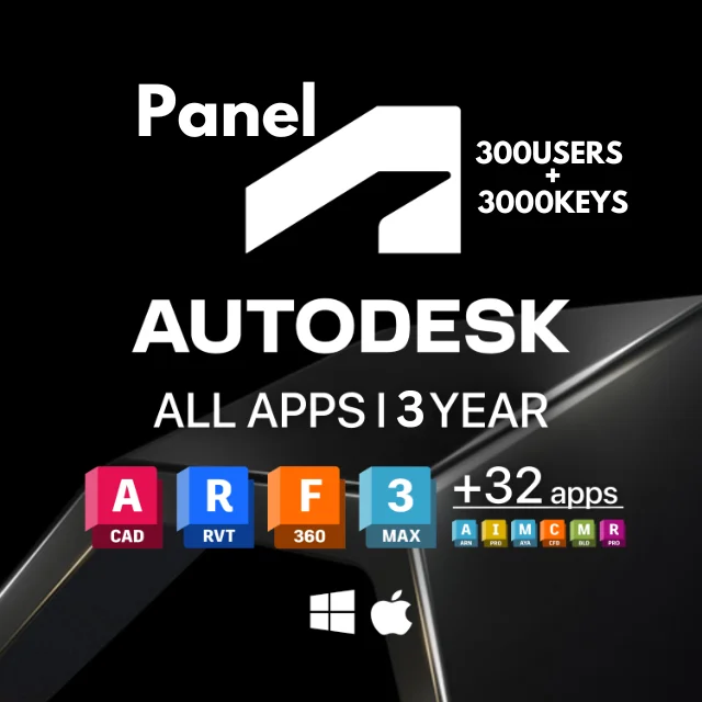 Панель администратора Autodesk All Access на 3 года
