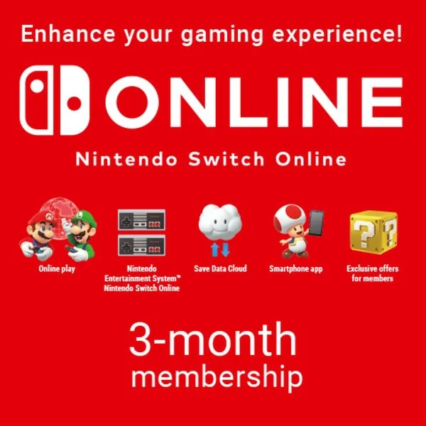 ПОДПИСКА NINTENDO SWITCH ONLINE 3 МЕС EU