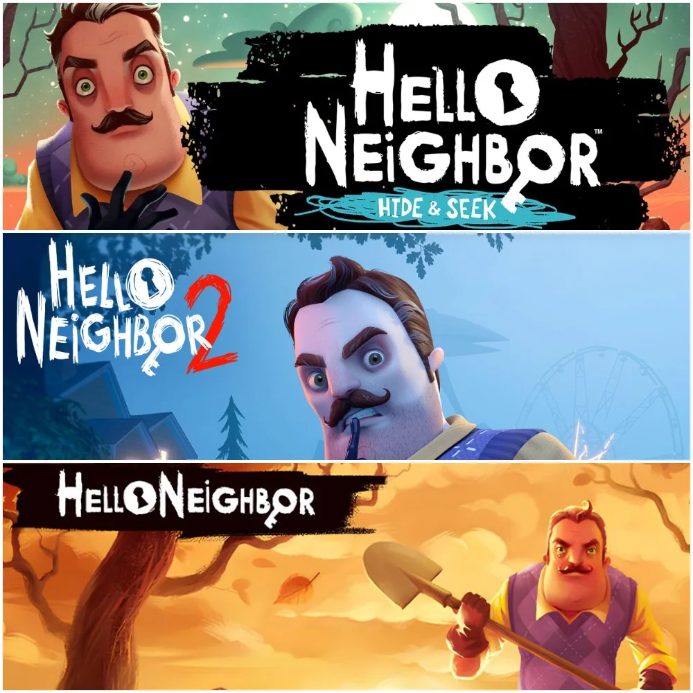 Общий аккаунт Hello Neighbor + ВСЕ ЧАСТИ