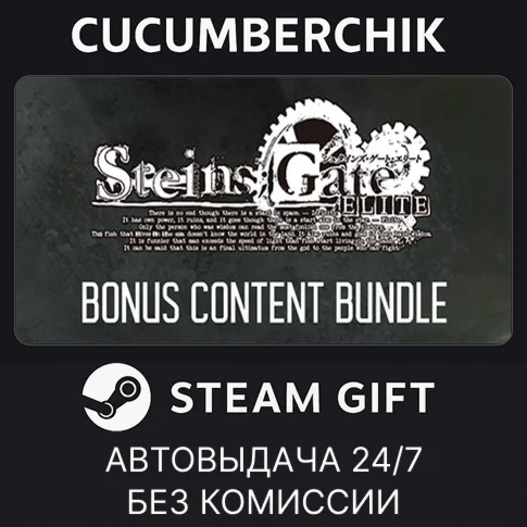 STEINSGATE ELITE - Bonus Content BundleSTEAM GIFT