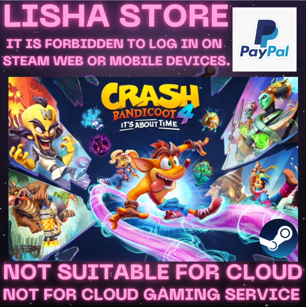 Crash Bandicoot 4: Its About Time Стим на 90 дней