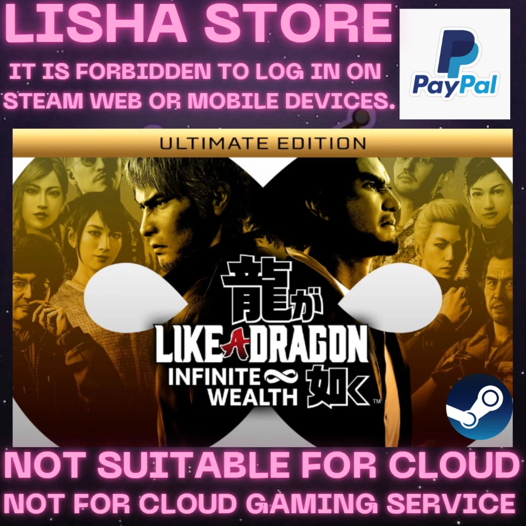 Like a Dragon Infinite Wealth Ultimate Steam for 90 day