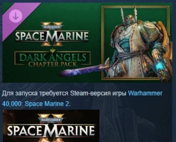 Warhammer 40000 Space Marine 2 Dark Angels Chapter Pac