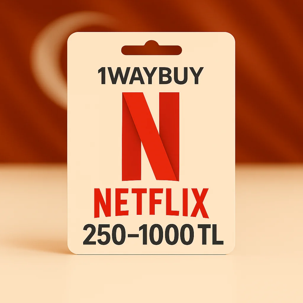 ТУРЦИЯ Netflix 250 500 750 1000 TL TRY Нетфликс карта