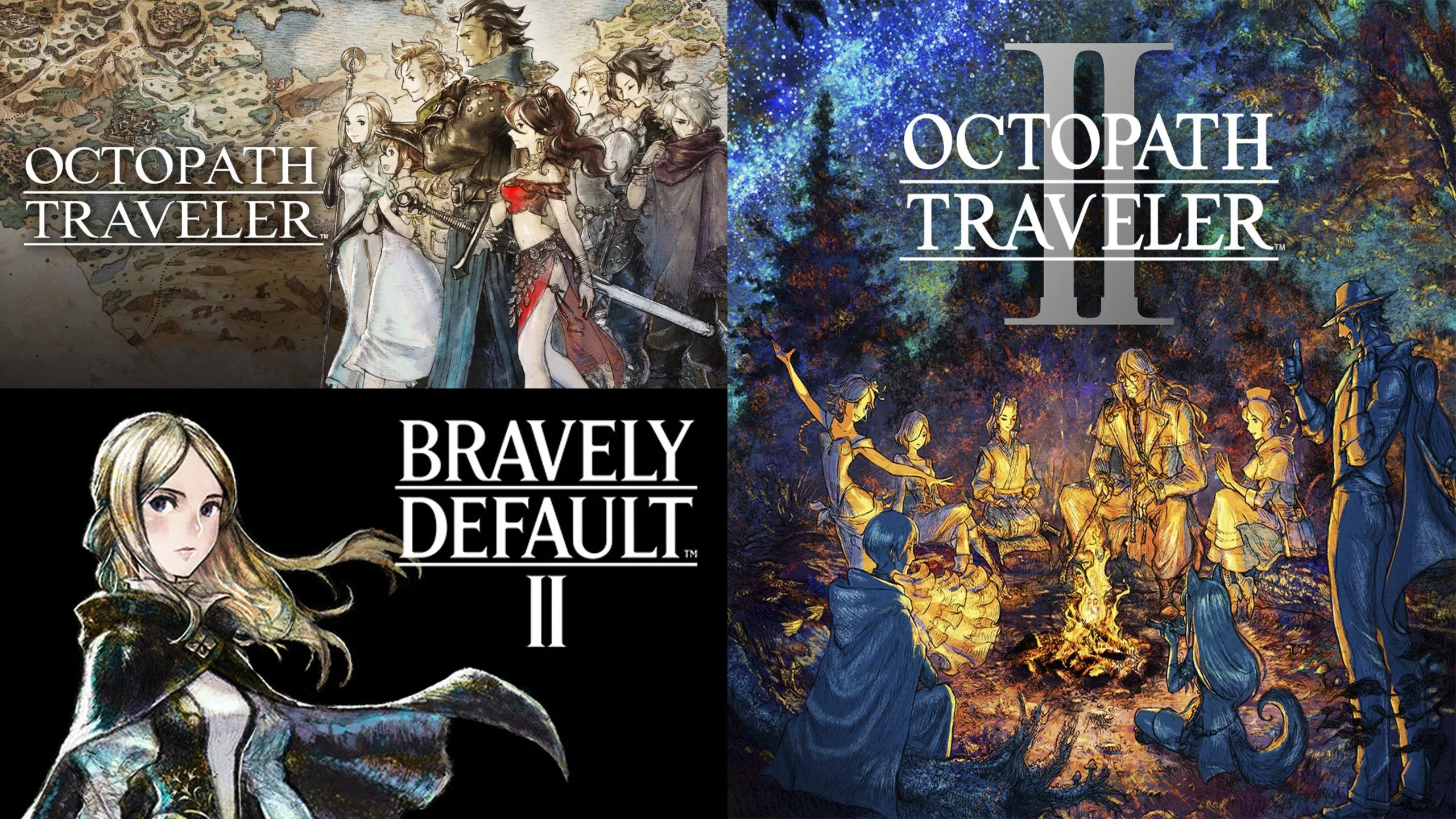 OCTOPATH TRAVELER I + II + Bravely Default II STEAM