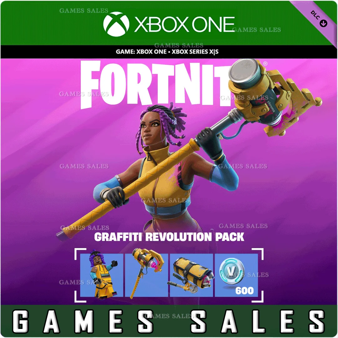 FORTNITE НАБОР РЕВОЛЮЦИЯ ГРАФФИТИXBOXКЛЮЧ